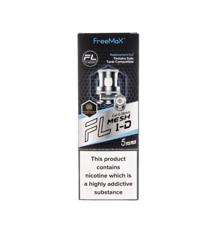 Box for Freemax Fl Mesh 1-d Vape Coil with Nicotine Warning Label - Australia E-cigarette Store
