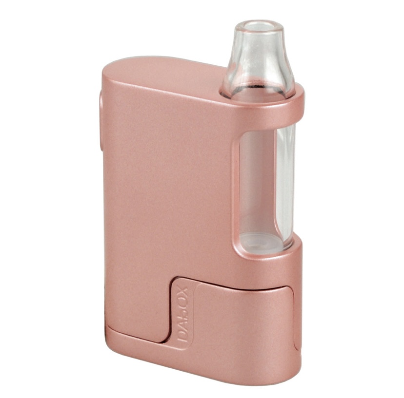 Pink Portable Inhaler Device with a Clear Mouthpiece on Top Compact and Handheld in Pink - Australia E-cigarette Store