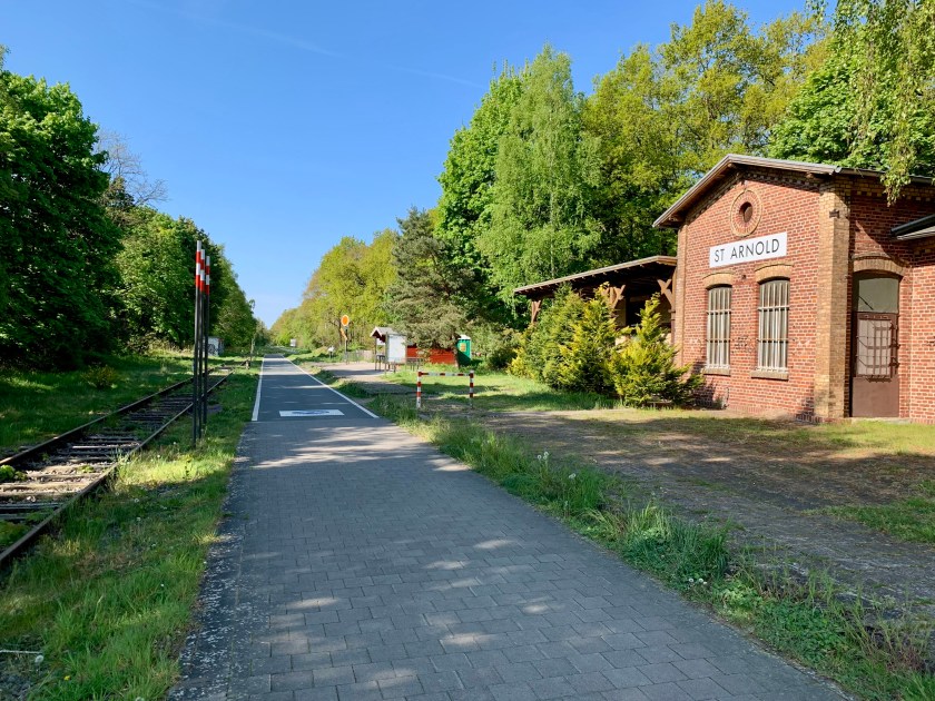 Frühlingstour 2022 – Radweg auf der Radbahn Münsterland bei St. Arnold