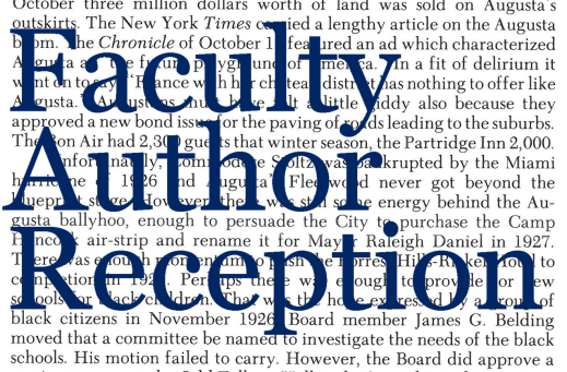 faculty author reception logo