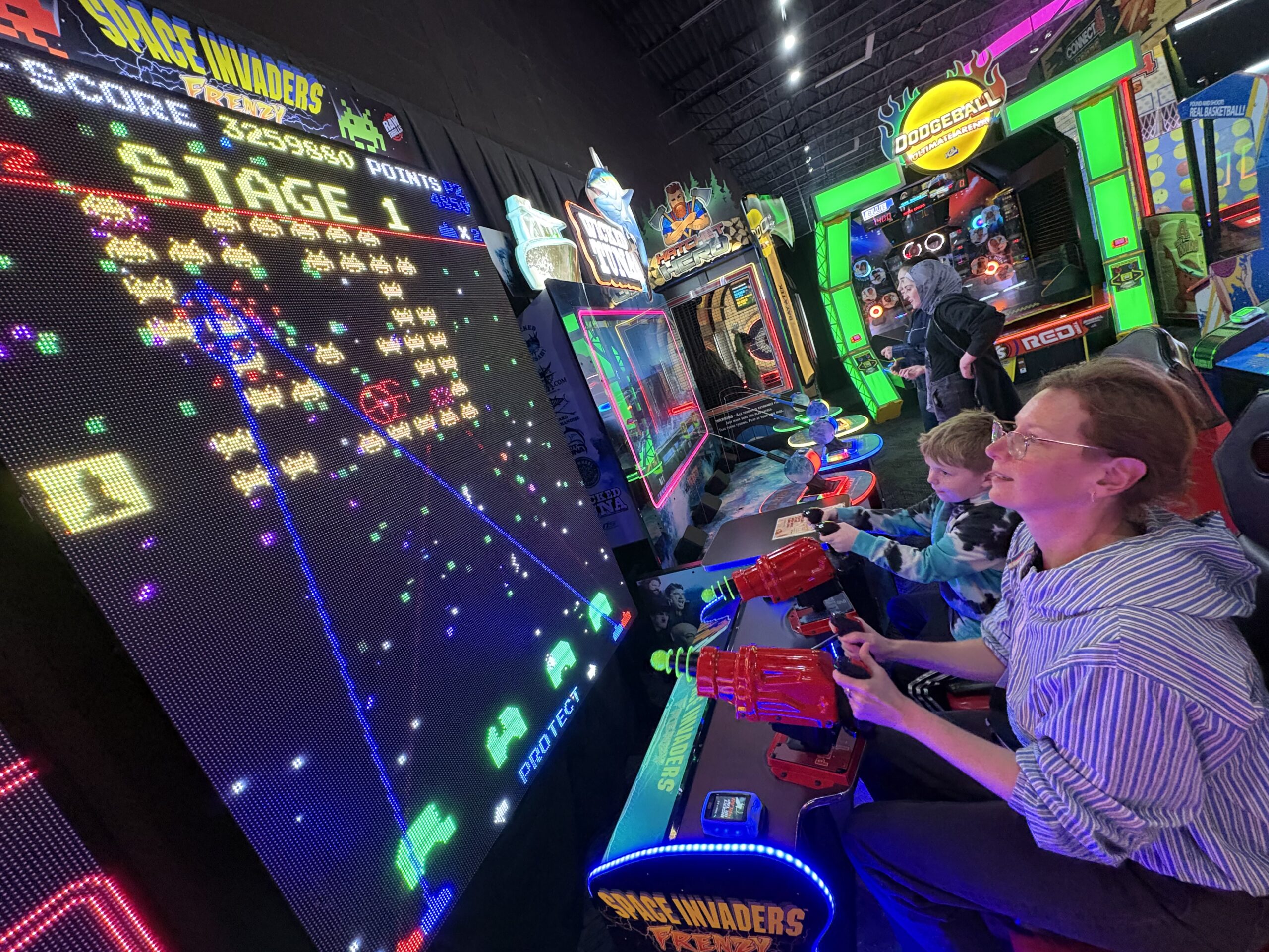 pacman with nephew