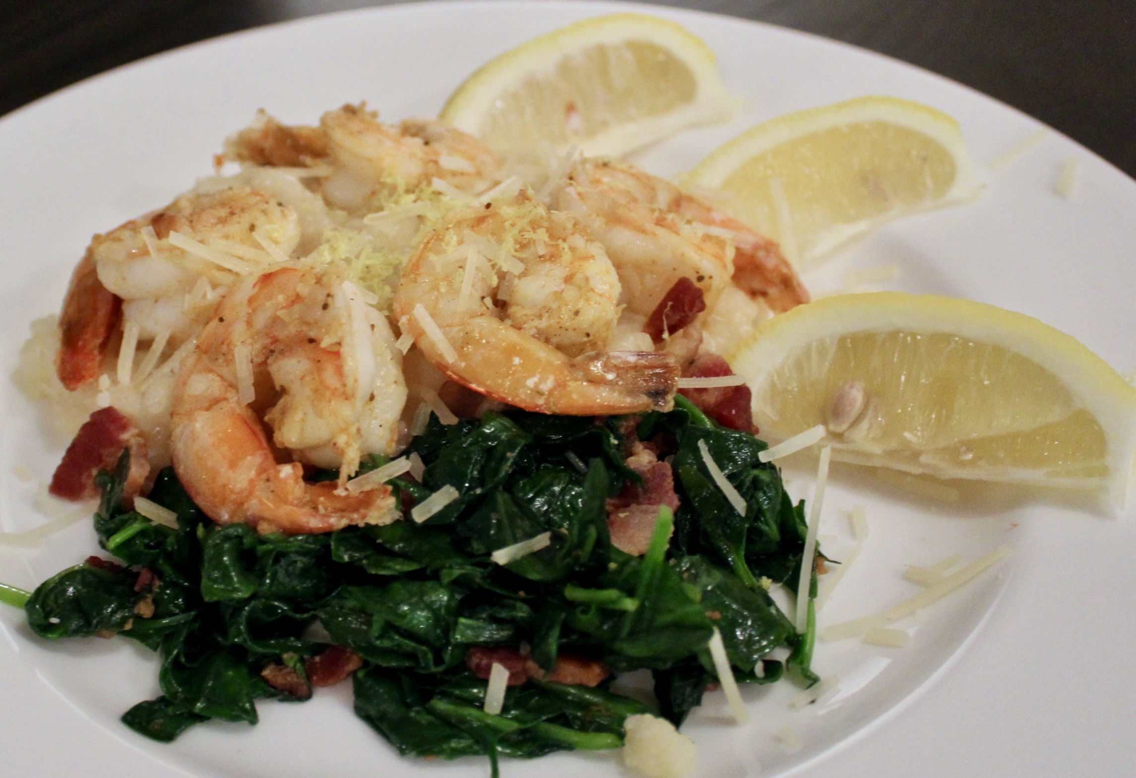 shrimp with lemon parmesan risotto