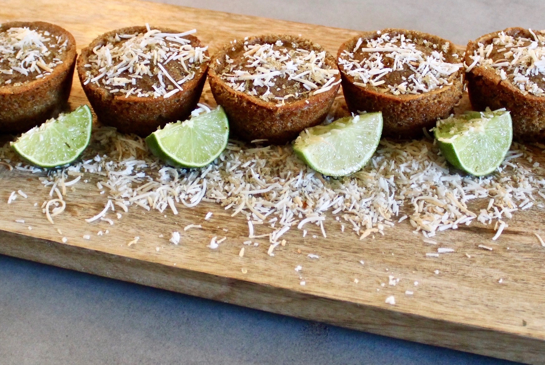 coconut lime muffins
