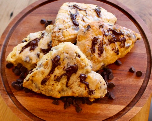 chocolate chip scones