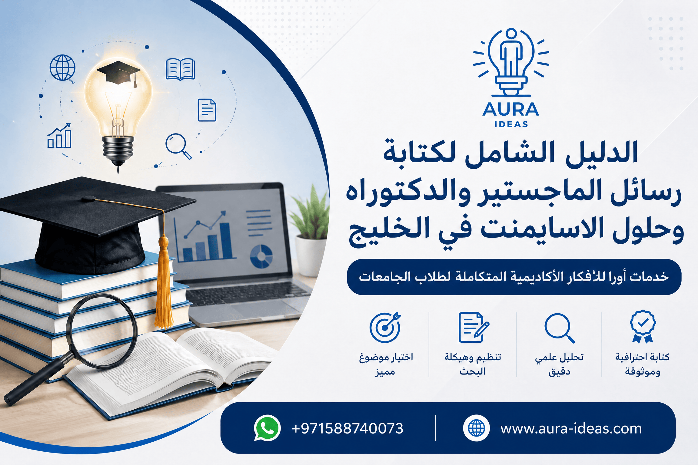 إرشاد أكاديمي لكتابة رسائل الماجستير والدكتوراه في الخليج