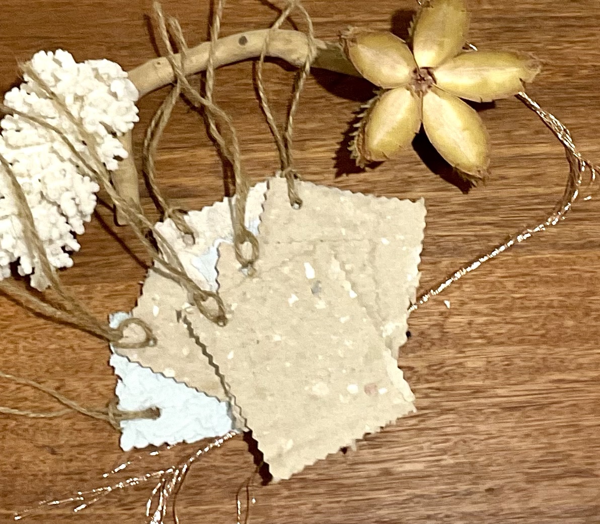 Handmade gift tags