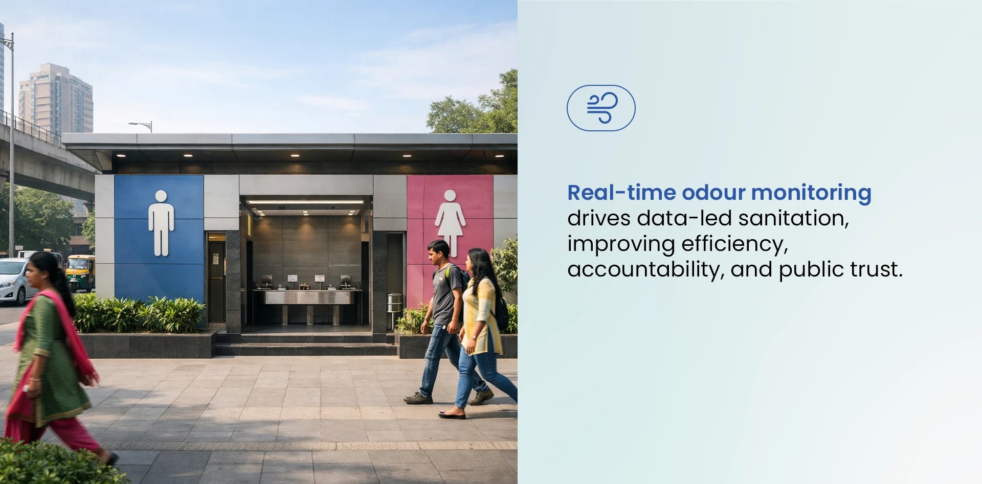 Odour Monitoring in Public Toilets improving sanitation quality and public trust through real time data driven systems