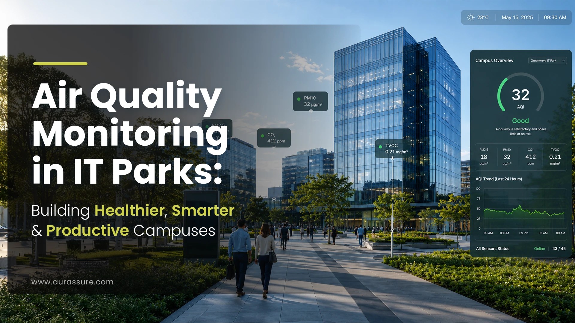Air Quality Monitoring in IT Parks: Building Healthier, Smarter & Productive Campuses