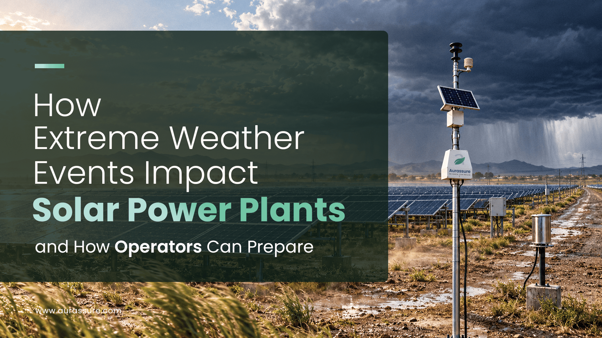 How Extreme Weather Events Impact Solar Power Plants and How Operators Can Prepare