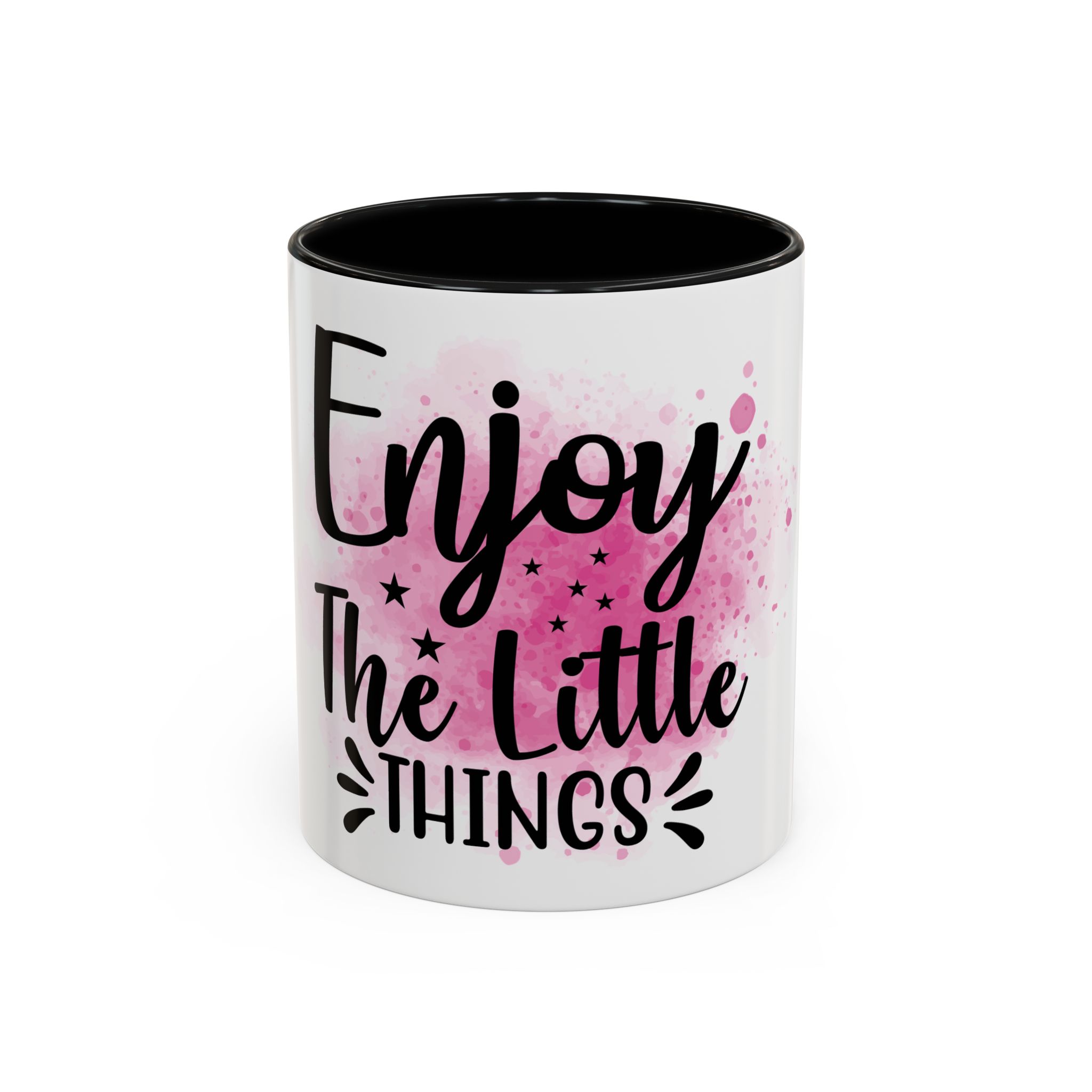 Coffee Mug — "Enjoy the Little Things" Inspirational Accent Mug