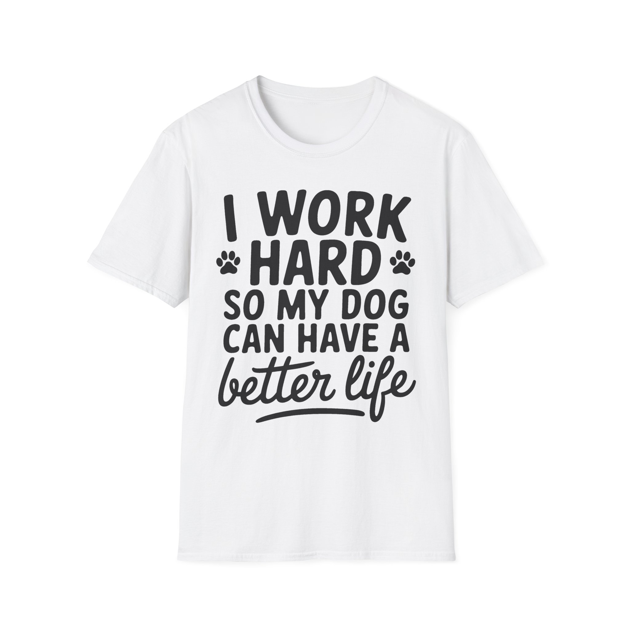 I work hard so my dog T-Shirt