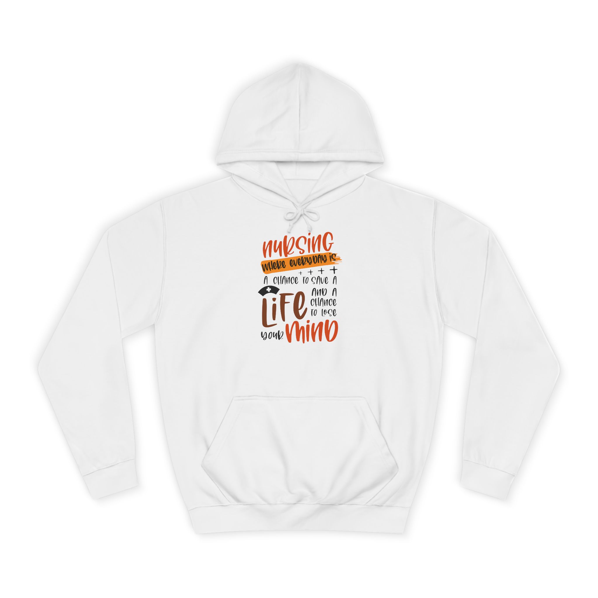 College Hoodie — Wander, Explore, Life & Mind Graphic Pullover