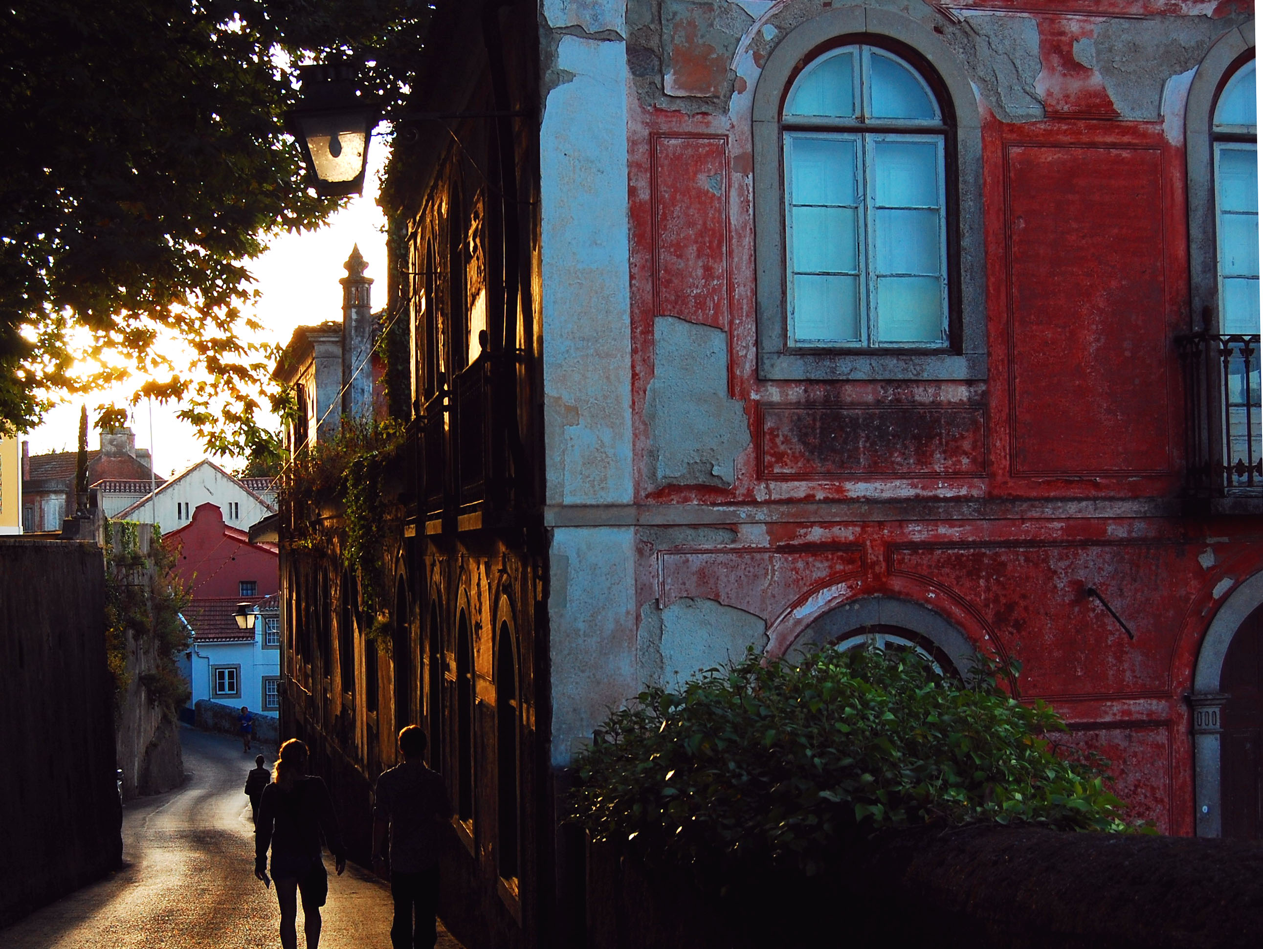 red building