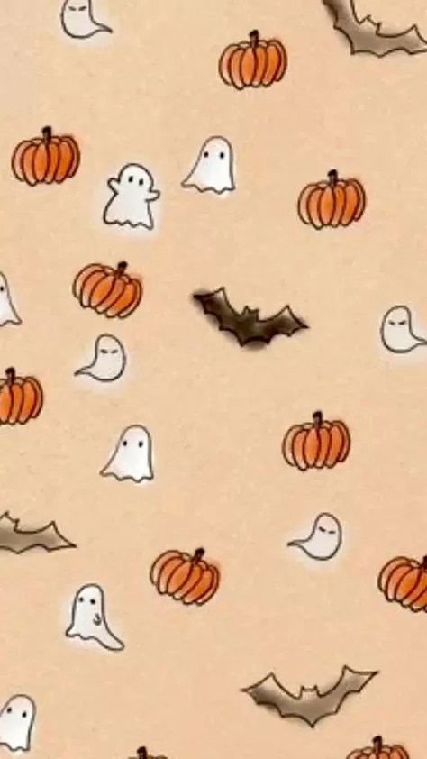 Cutie Halloween Phone Wallpaper