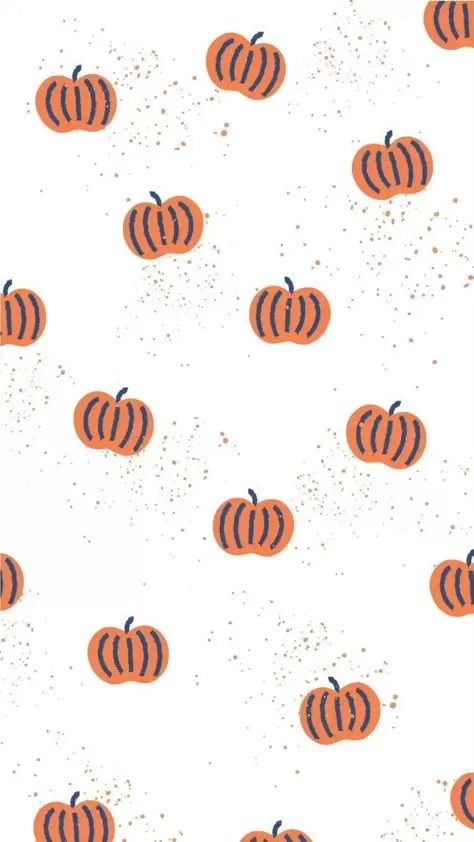 White Simple Halloween Phone Wallpaper