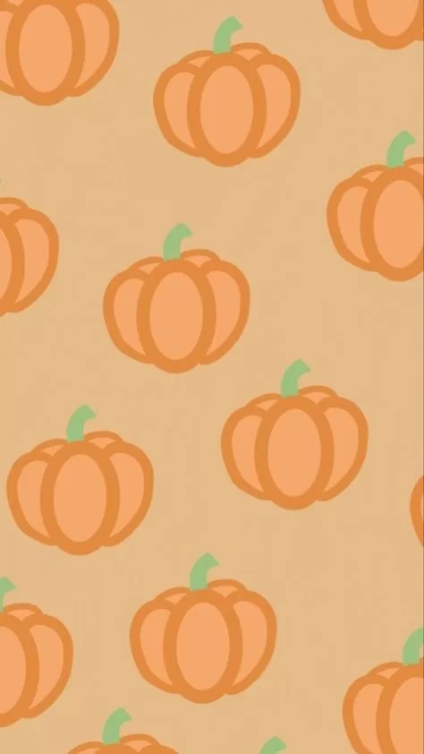 Basic Pumpkin Halloween Phone Wallpaper