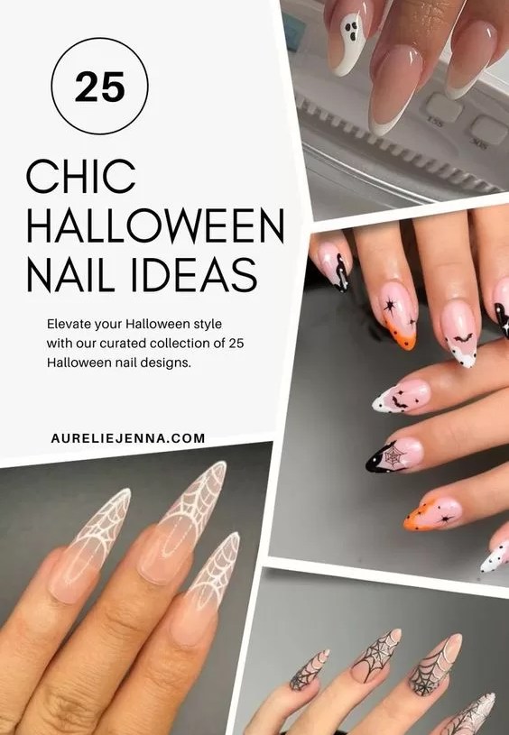 25 Hauntingly Beautiful Halloween Nail Inspirations