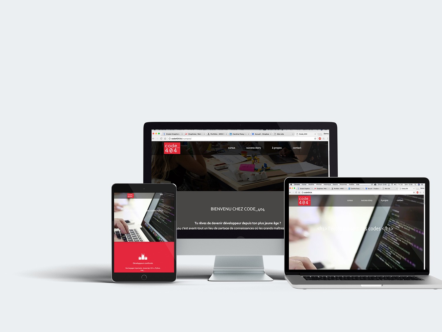 Template site web - webdesign - aurelie lukombo