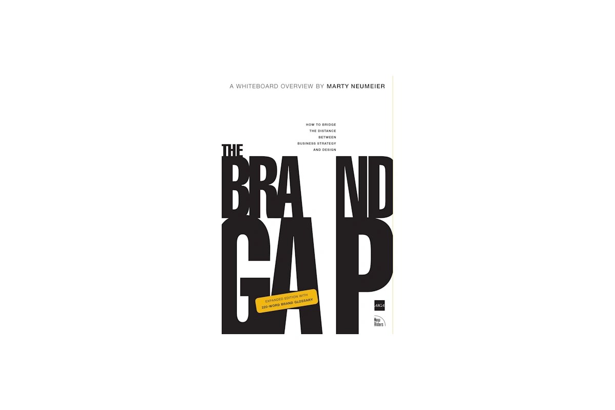 Book cover of the Brand Gap by Marty Neumeier