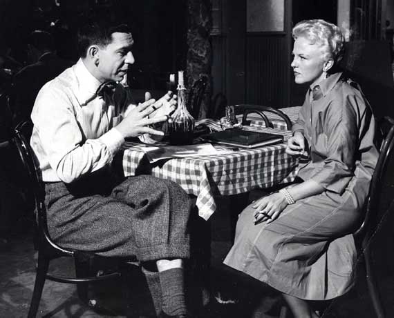 Webb and Peggy Lee on PETE KELLY'S BLUES, the movie