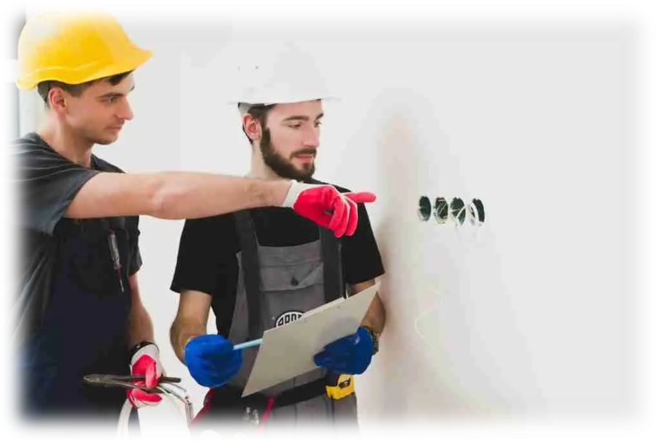 Electrical Apprentices working together
