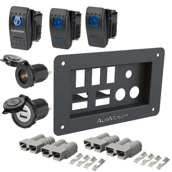 In-Tub switch and accessory panel for Next-Gen Ford Ranger and VW