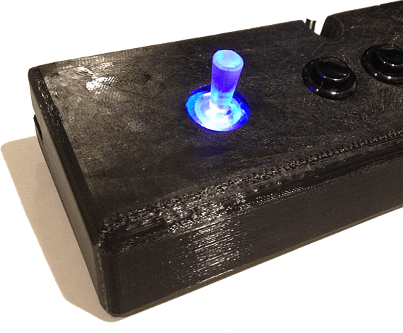 Coolate Vectrex 3D Custom LED Lit Controller | AUSRETROGAMER