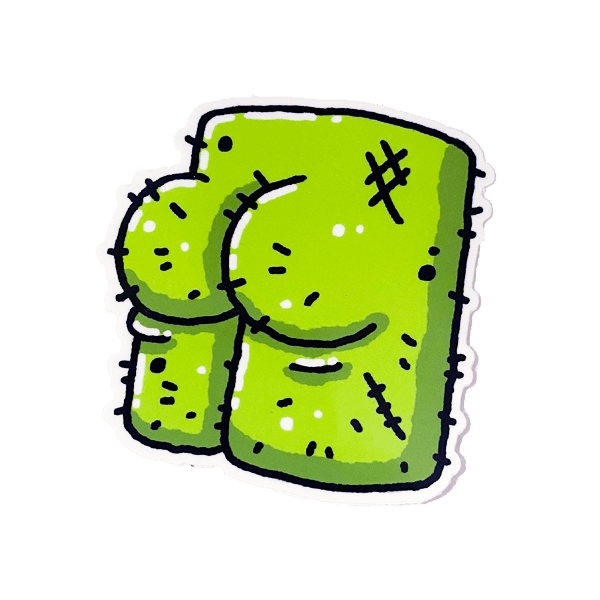 Butt Cheeks | 3" Sticker