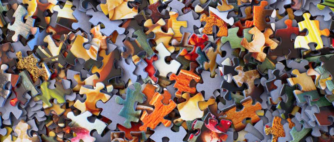 Puzzles are solved by focusing on what is missing from the whole, not the issues you have when searching!