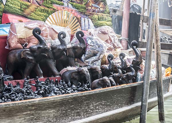 Wooden elephants for sale