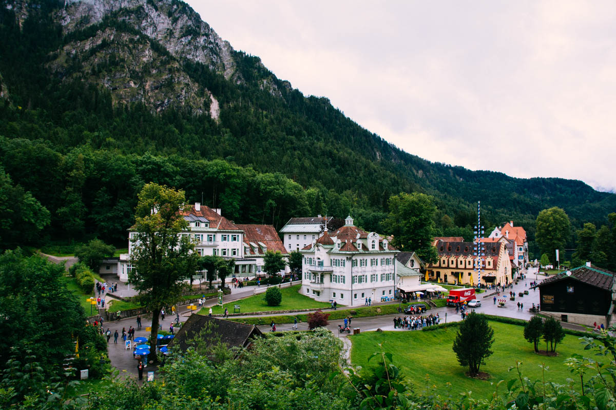 The town of Hohenschwangau