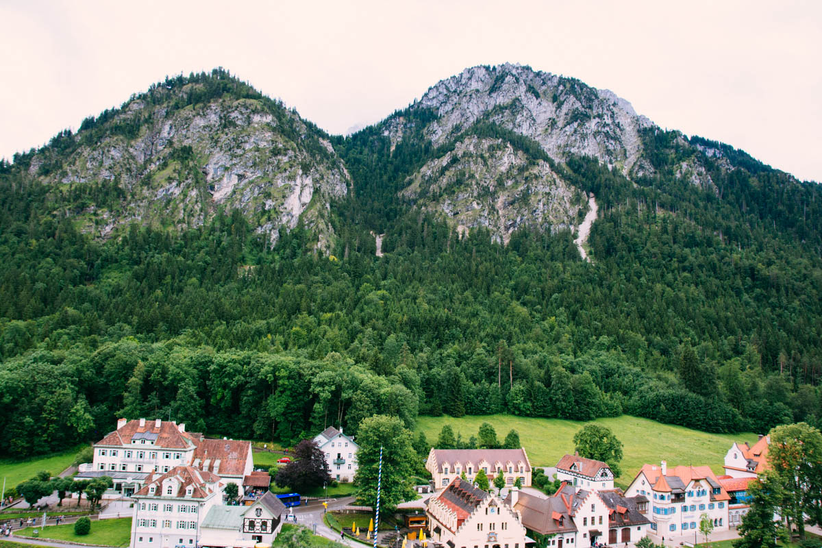 The town of Hohenschwangau