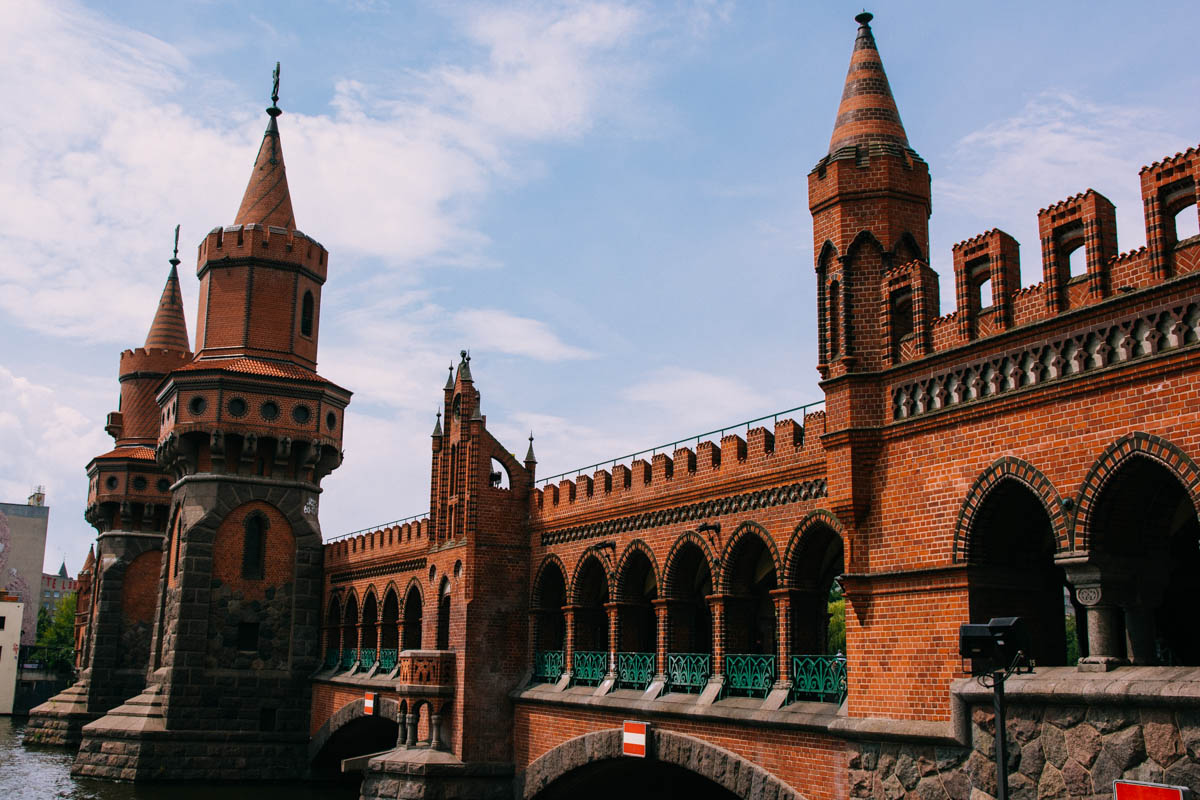 Oberbaum Bridge between East and West Germany