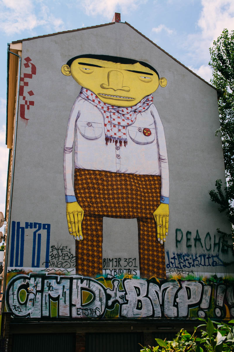 Mural by Os Gêmeos, portugese twin brothers