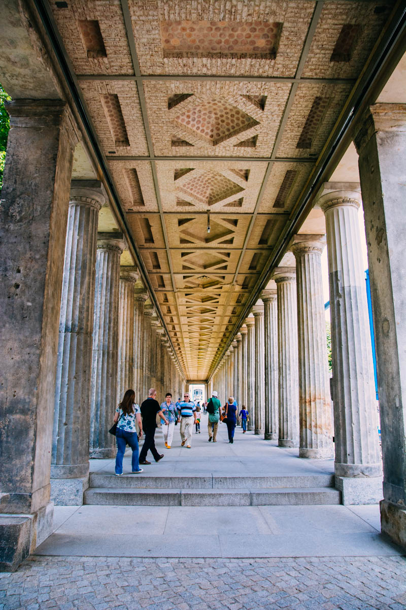 Outside the Pergamon Museum