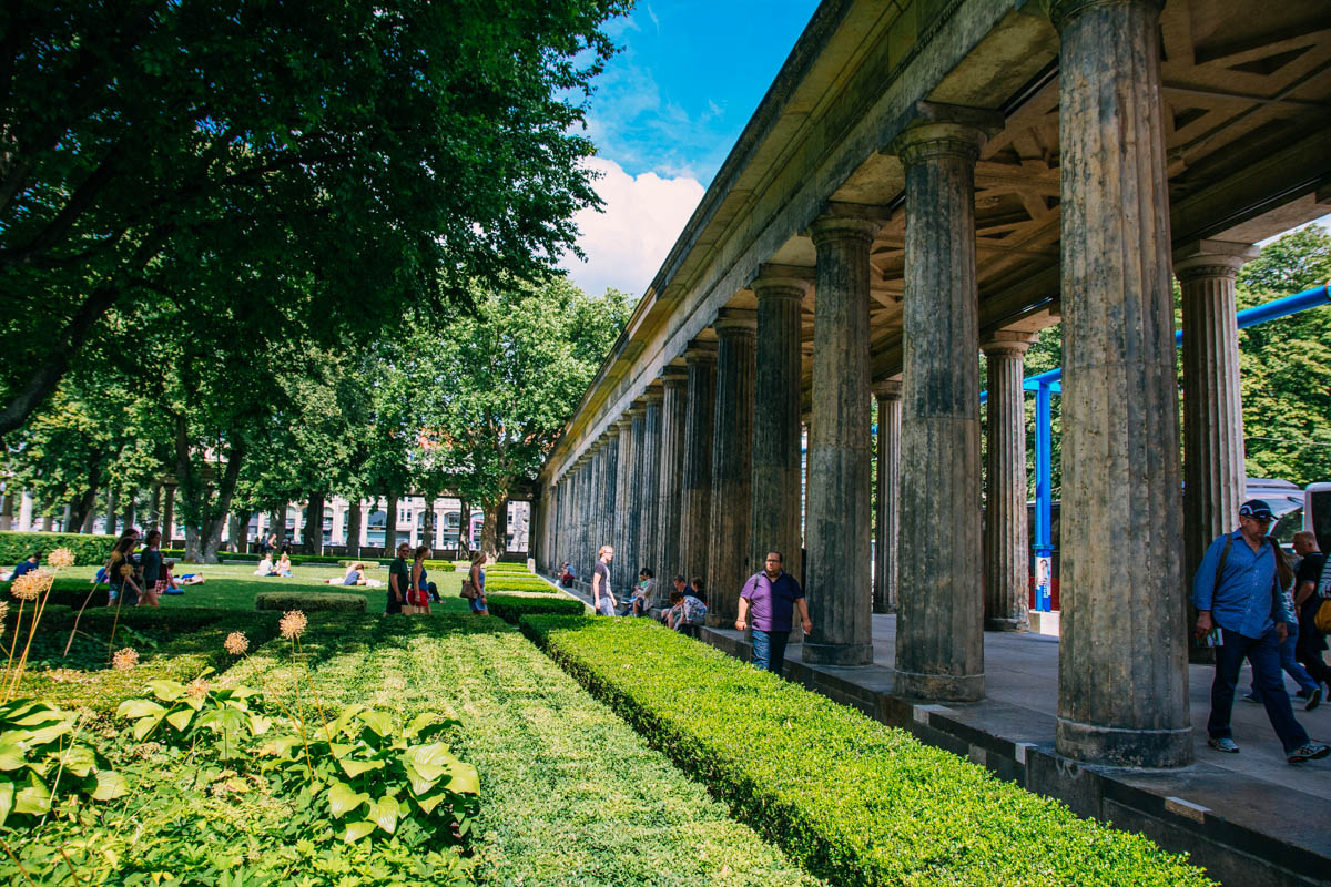 Outside the Pergamon Museum