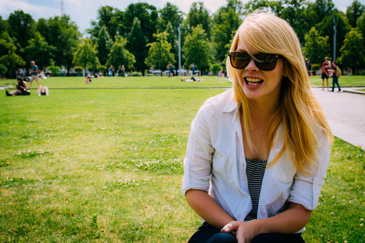 Nicole in the Lustgarten