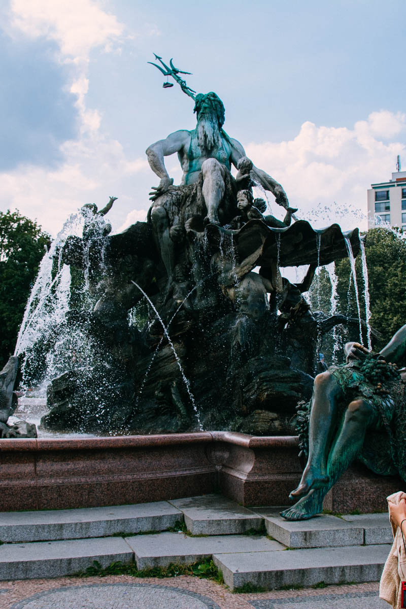 Neptune Fountain, not on Museum Island, but nearby
