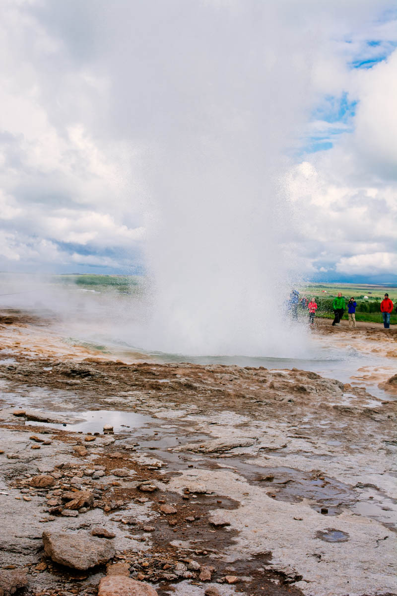 Strokkur erupting