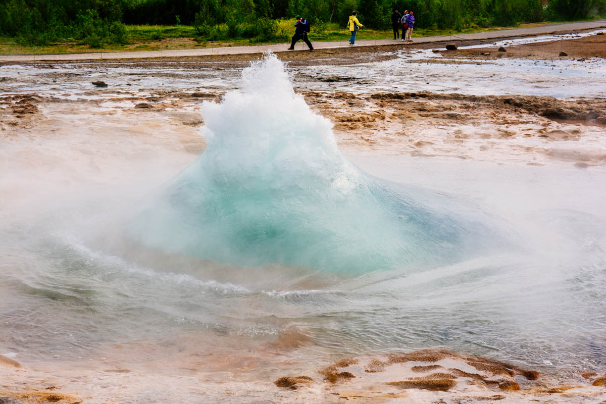 Strokkur Geyser erupting