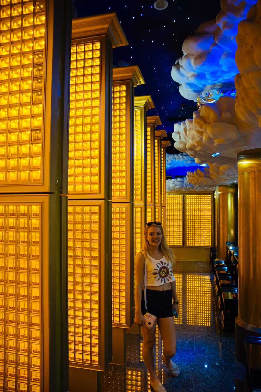 Note the ceiling