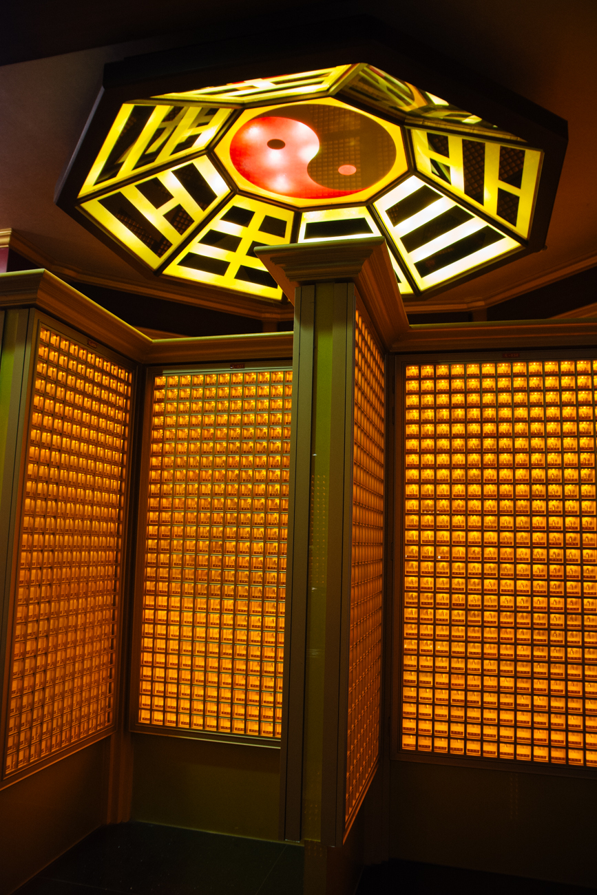Inside the temple