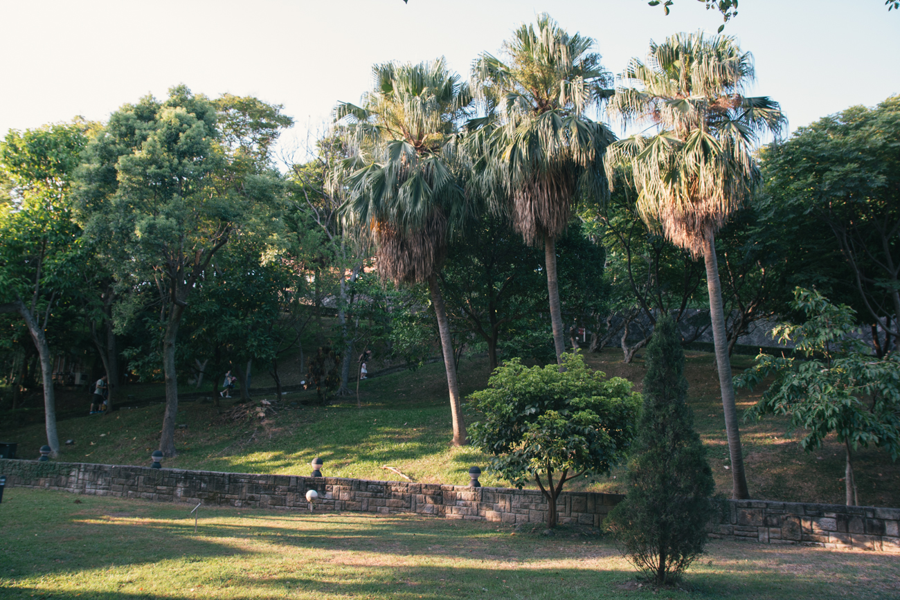 The grounds of Fort Santo Domingo