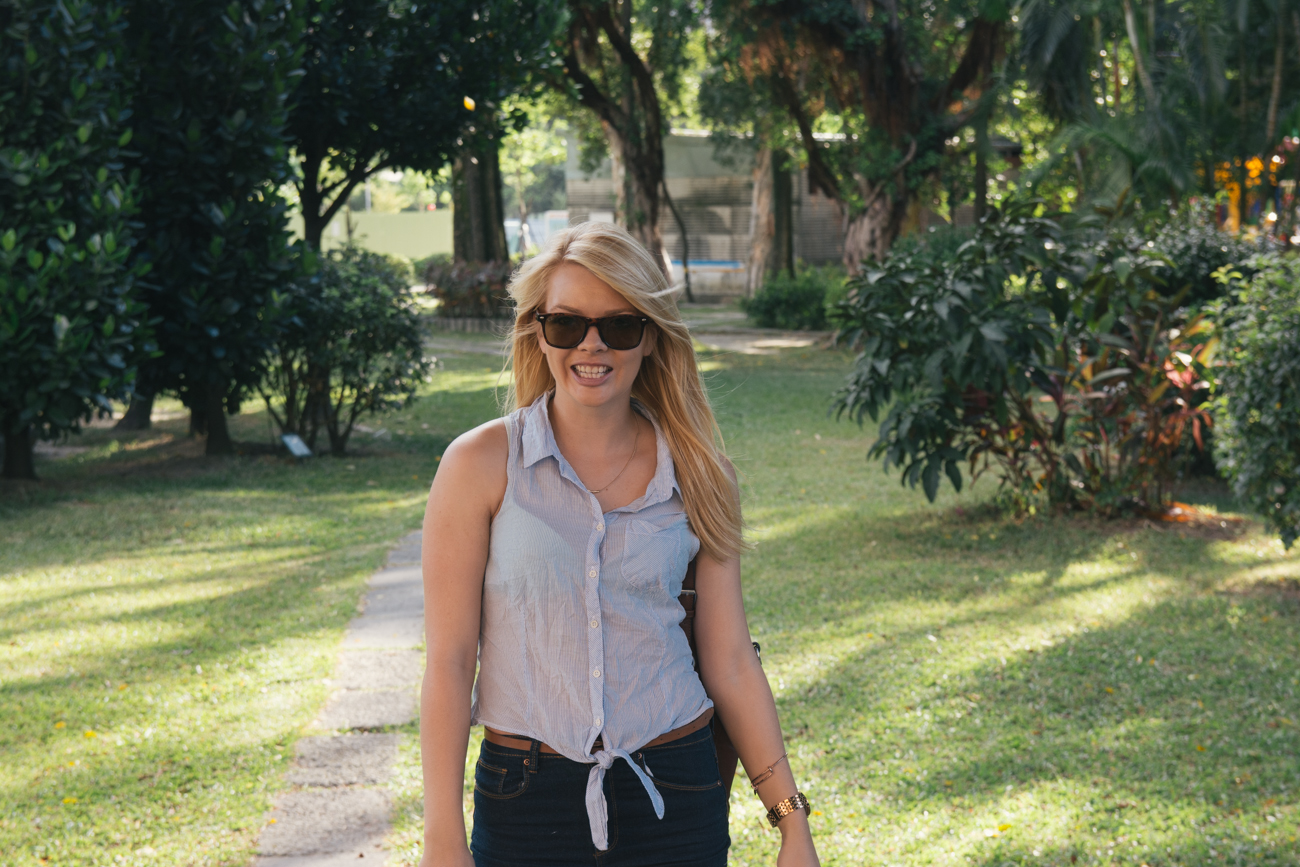Nicole at Sun Yat Sen Memorial Hall