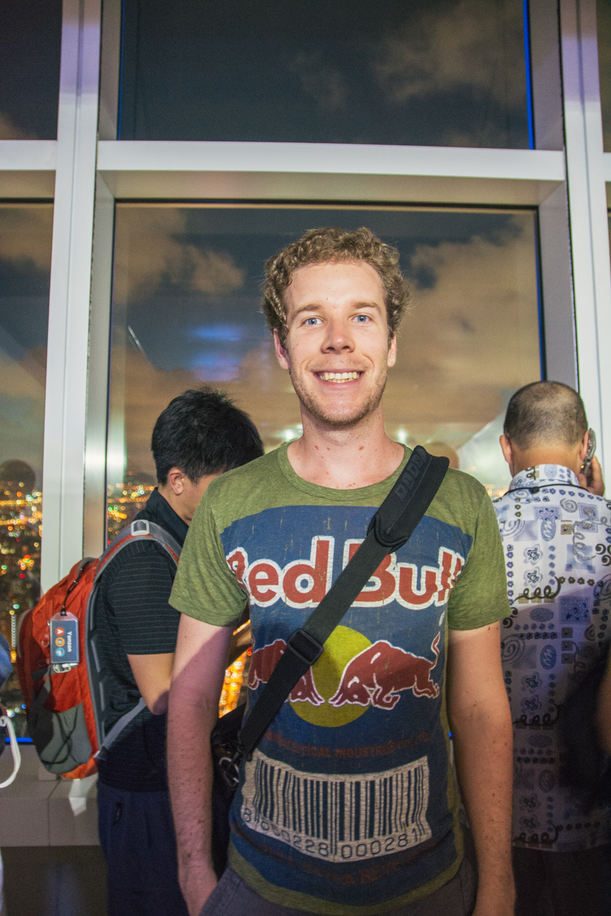 Me at the top of Taipei 101
