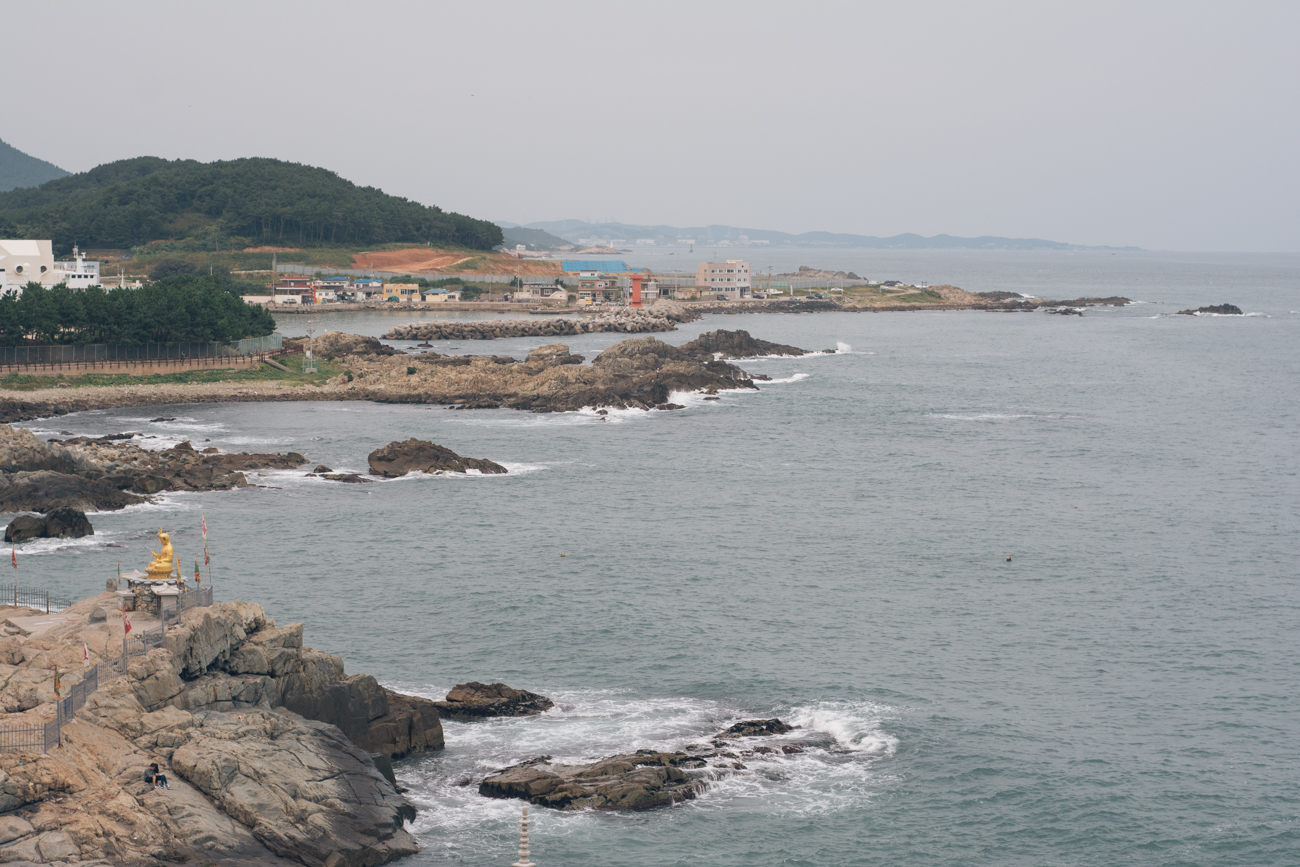 The view from Yonggungsa Temple