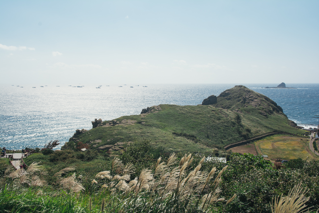 The cliffs of Jeju