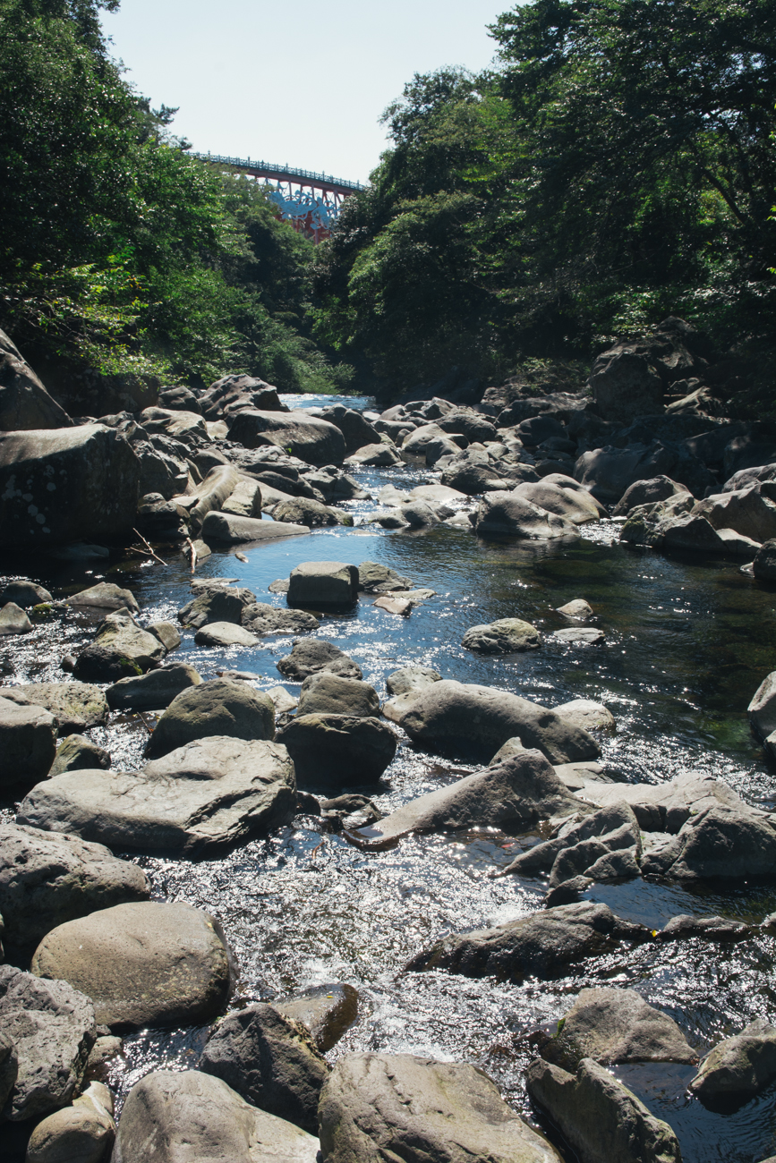 The view from the first waterfall