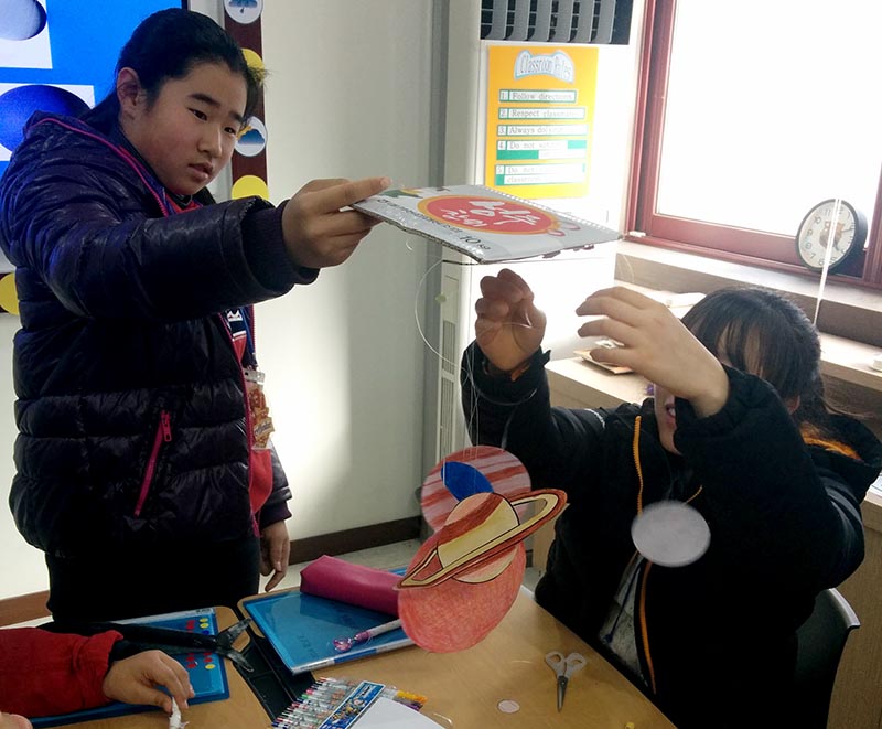 Making Solar Systems in Space Camp