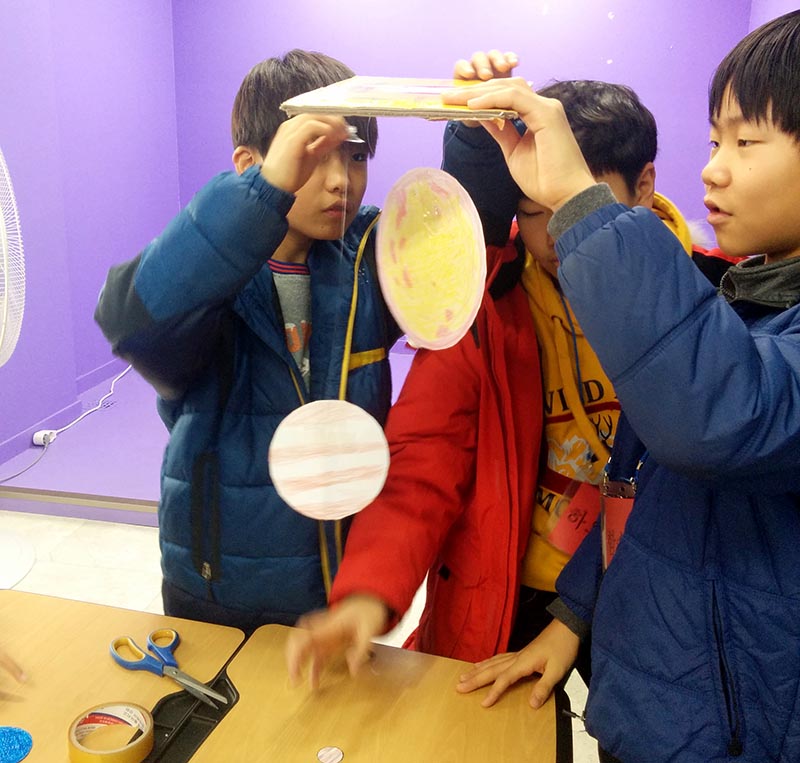 Making Solar Systems in Space Camp